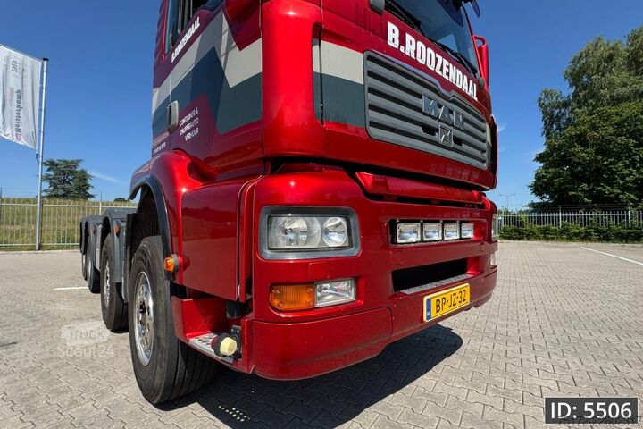 Transport av containrar MAN TGA 37.480 Day Cab, Euro 3, NCH System / 8x4 / ...