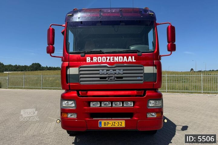 Transport av containrar MAN TGA 37.480 Day Cab, Euro 3, NCH System / 8x4 / ...