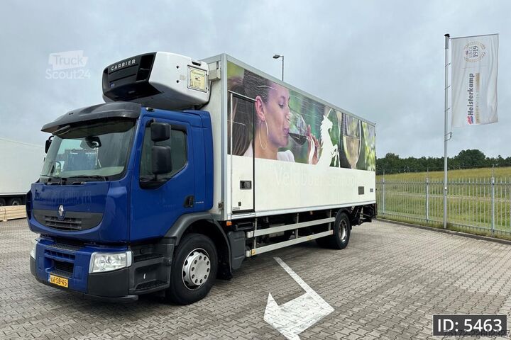 Kyld/fryst transport Renault Premium 270 Day Cab, Euro 5, Carrier / side doo...