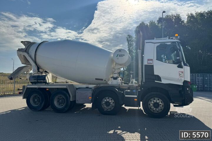 Blandare Renault C430 Day Cab, Euro 6, / 8x4 / Full steel / Reta...