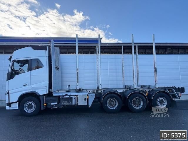 Timmertransportör Volvo FH16 750 Globetrotter XL, Euro 6, 8x4 / Hydraul...