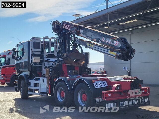 Standard-SZM Scania R580 6X4 Holz Kran Diebolt D28 Full-Steel