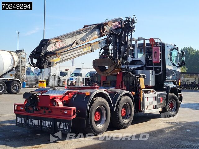 Standard-SZM Scania R580 6X4 Holz Kran Diebolt D28 Full-Steel