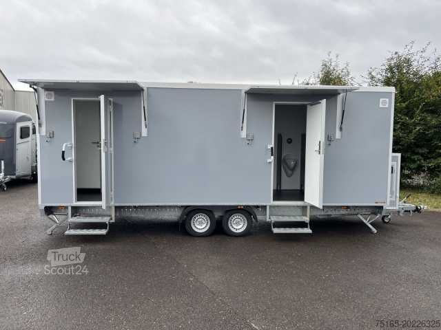 Kühlanhänger Rosemeier EW TA-NO 4 Damen, 1 Herren + 4 Urinal Toilettenanhänger