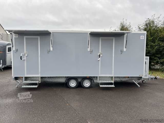 Kühlanhänger Rosemeier EW TA-NO 4 Damen, 1 Herren + 4 Urinal Toilettenanhänger