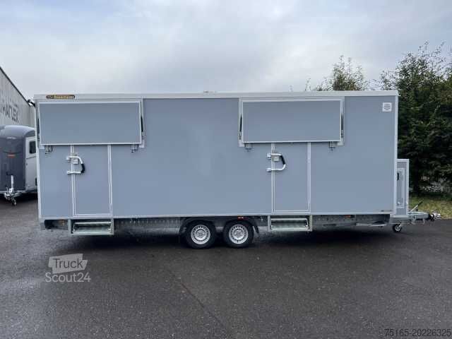 Kühlanhänger Rosemeier EW TA-NO 4 Damen, 1 Herren + 4 Urinal Toilettenanhänger