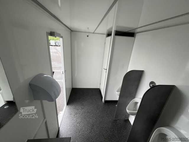 Kühlanhänger Rosemeier EW TA-NO 4 Damen, 1 Herren + 4 Urinal Toilettenanhänger
