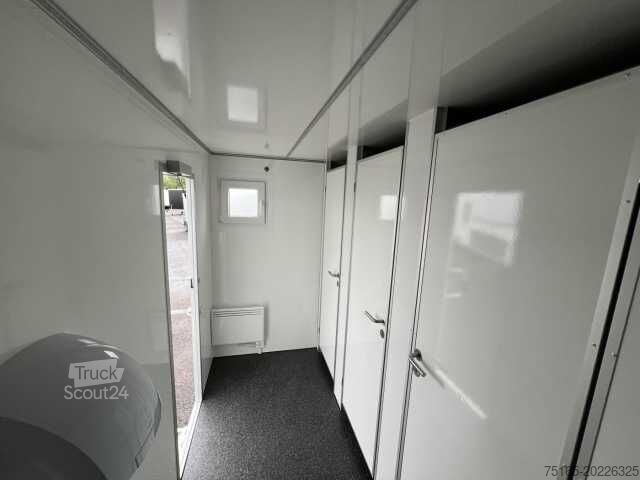 Kühlanhänger Rosemeier EW TA-NO 4 Damen, 1 Herren + 4 Urinal Toilettenanhänger