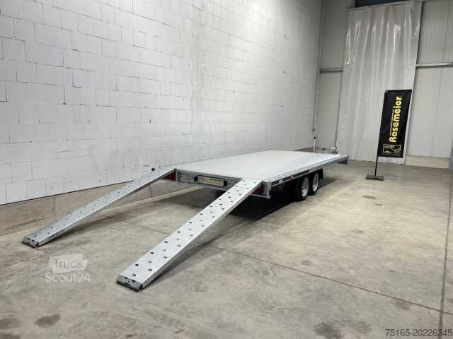 Autotransporter Anhänger Martz GT Plateau 450/2 S 3,5T Alu Plattformanhänger