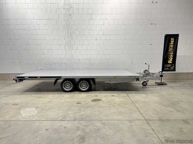 Autotransporter Anhänger Martz GT Plateau 450/2 S 3,5T Alu Plattformanhänger
