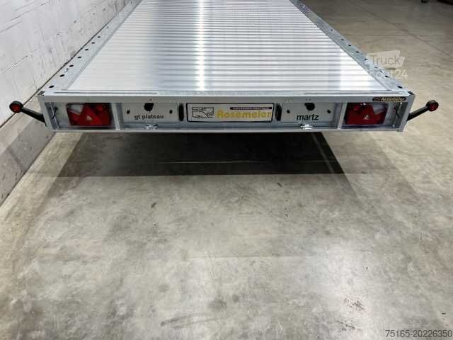 Autotransporter Anhänger Martz GT Plateau 450/2 S 3T Alu Plattformanhänger