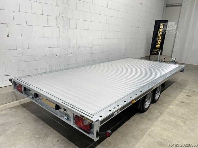 Autotransporter Anhänger Martz GT Plateau 450/2 S 3T Alu Plattformanhänger