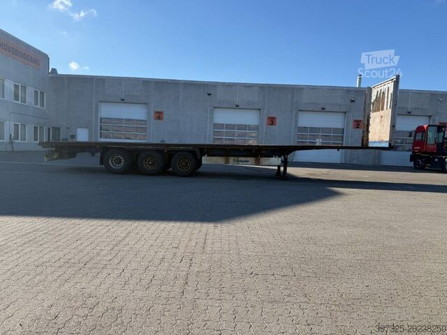 Platformos priekaba Krone Flatbed / Flachbettauflieger / Ladtrailer