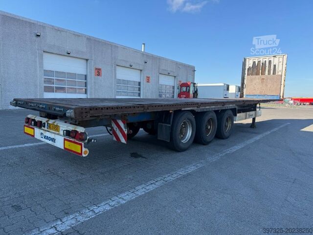 Remorca platformei Krone Flatbed / Flachbettauflieger / Ladtrailer