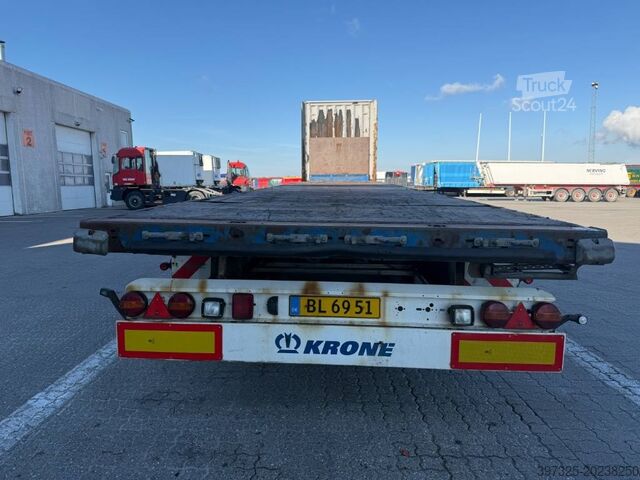 Platformos priekaba Krone Flatbed / Flachbettauflieger / Ladtrailer