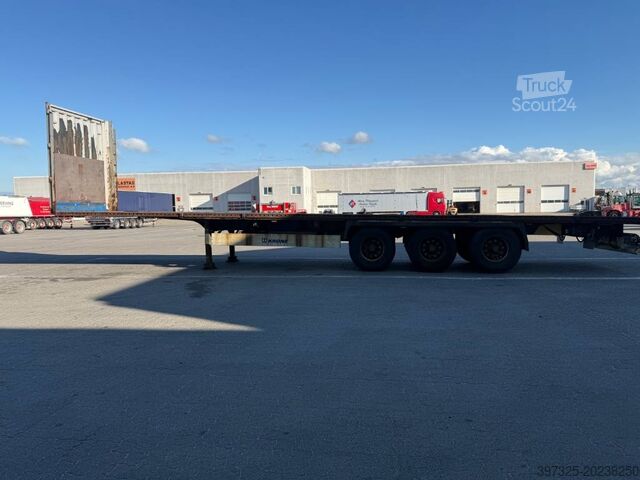 Platformos priekaba Krone Flatbed / Flachbettauflieger / Ladtrailer