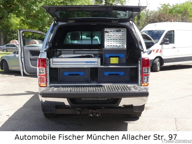 Fourgon pick-up FORD Ranger Limited* Offroad*Sortimo*AHK 3.5t*Sperre