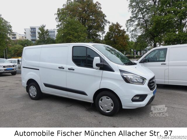 Fourgon tôlé FORD Transit Custom Kasten 280 L1 Holzboden Durchlade