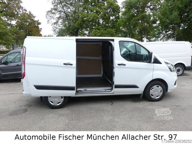 Fourgon tôlé FORD Transit Custom Kasten 280 L1 Holzboden Durchlade