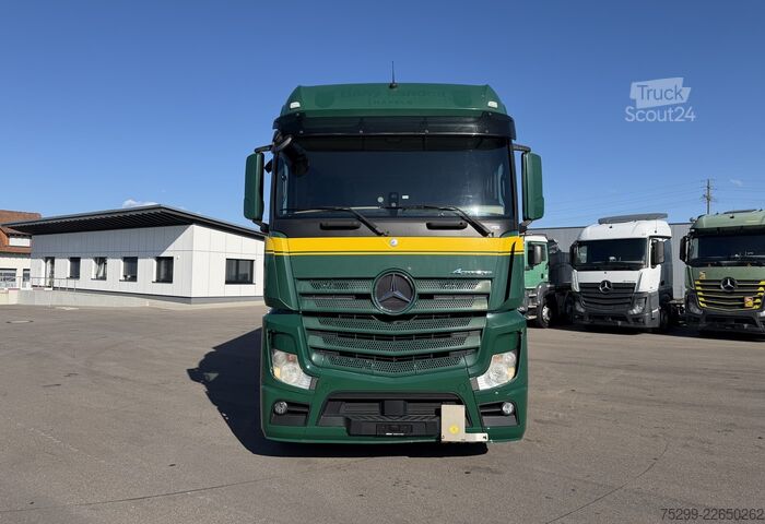 Autocarro con pianale e telone Mercedes-Benz Actros 1845 4x2 Plane/HB / Swiss-Vehicle