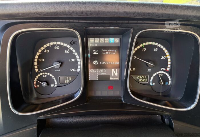 Autocarro con pianale e telone Mercedes-Benz Actros 1845 4x2 Plane/HB / Swiss-Vehicle