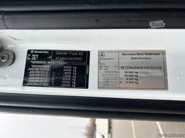 Standard-SZM Mercedes-Benz Actros 1842 Streamspace / 605 dkm / Tacho V2 / ...