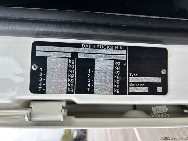 MTS standard DAF XF 480 FT SSC / 591 dkm / Euro 6 D / 2 Tanks / ...