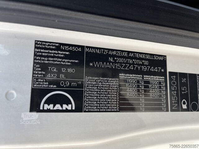 Kuffert Man TGL 12.180 / 781 dkm / Oil Leak / Gearbox Probl...