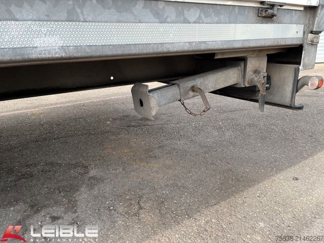 Piekabe ar darba platformu HUMBAUR HBTZ*13,6t Tandem Bordwand/Steckrungen/L: 7,30m