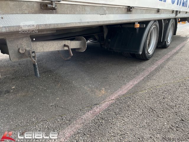 Piekabe ar darba platformu HUMBAUR HBTZ*13,6t Tandem Bordwand/Steckrungen/L: 7,30m