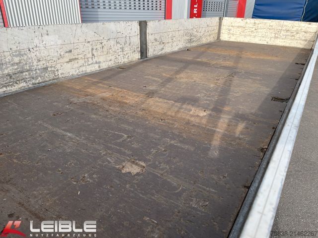 Piekabe ar darba platformu HUMBAUR HBTZ*13,6t Tandem Bordwand/Steckrungen/L: 7,30m