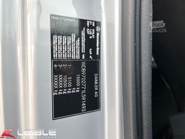 Camion caisson MERCEDES-BENZ Atego 1529*Koffer*Bär LBW*Klima*43m³*Euro5