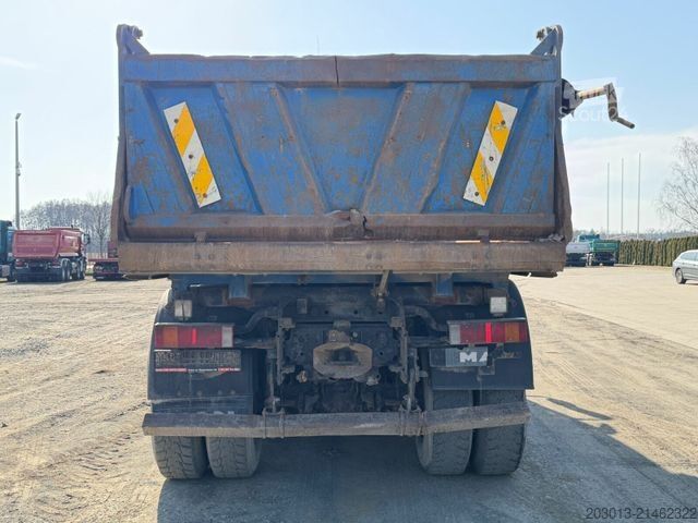 Tre-sidet tipbil MAN TGA 26.460 6x4 EURO3 Meiller Blatt/Blatt - TOP