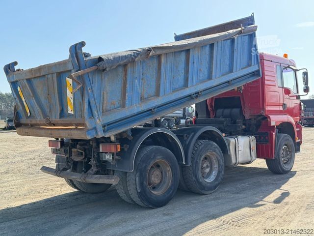 Tre-sidet tipbil MAN TGA 26.460 6x4 EURO3 Meiller Blatt/Blatt - TOP