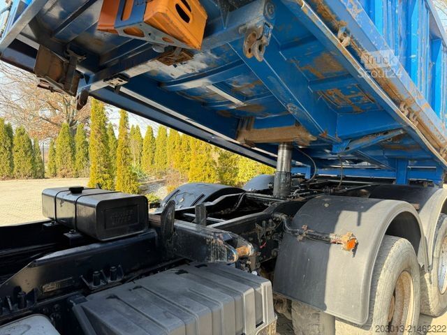 Tre-sidet tipbil MAN TGA 26.460 6x4 EURO3 Meiller Blatt/Blatt - TOP