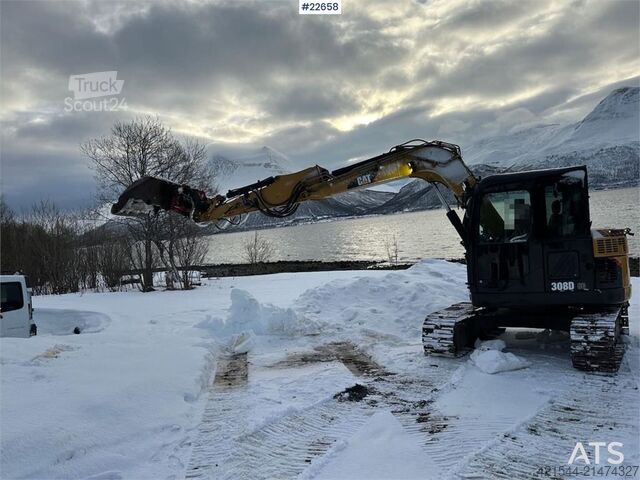 ķēžu ekskavators CAT 308D excavator w/ 2 buckets and tiltrotator. Newly