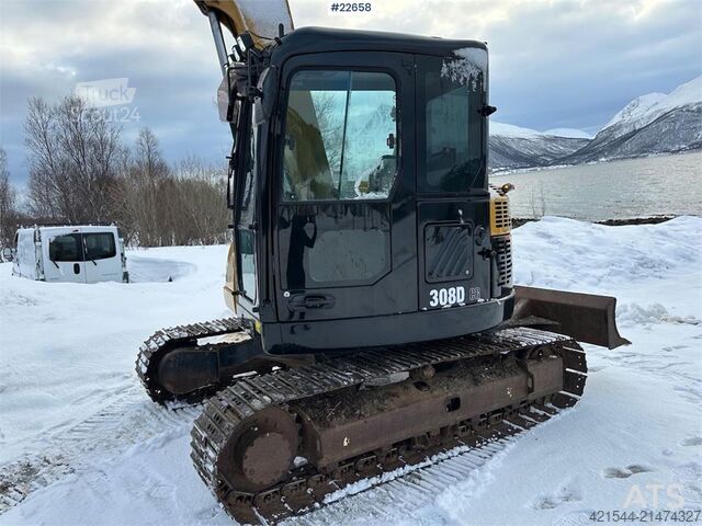 ķēžu ekskavators CAT 308D excavator w/ 2 buckets and tiltrotator. Newly