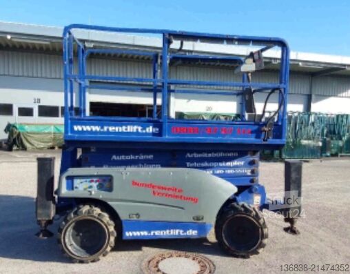 Nacelle à ciseaux Haulotte Compact 12 DX 12,06 m