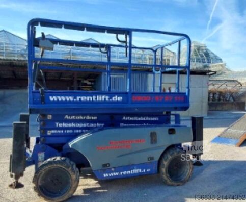 Nacelle à ciseaux Haulotte Compact 12 DX 12,06 m