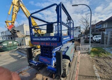 Nacelle à ciseaux Haulotte Compact 12 DX 12,06 m