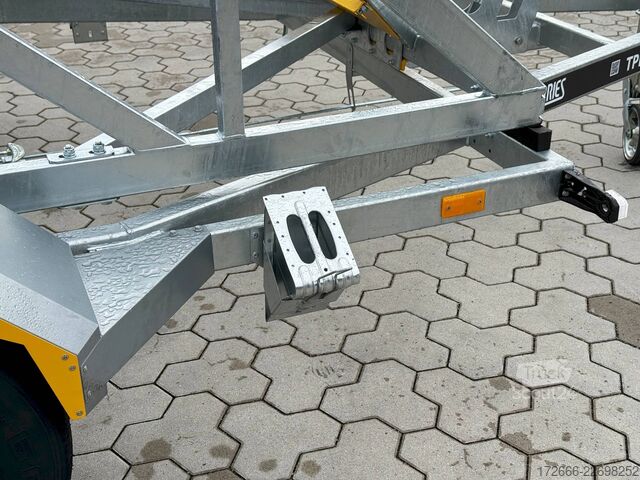 Remolque porta-bobinas de cable Lorries TPB35-4925 | HANDSEILWINDE 280X165CM 3500KG KABELTROMMELANHÄNGER