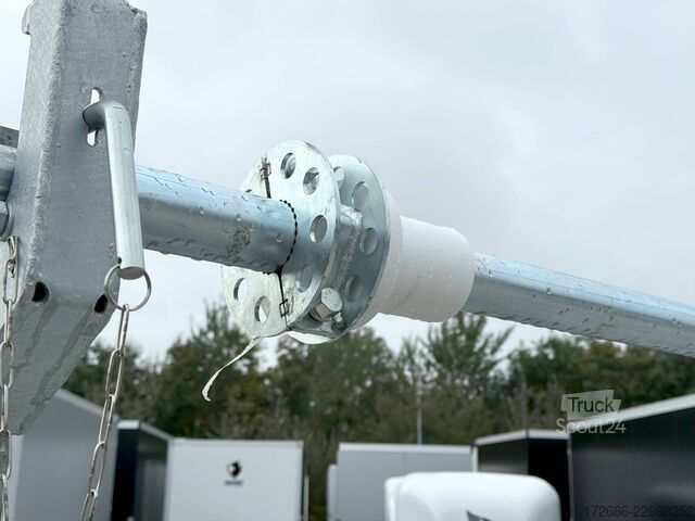 Remolque porta-bobinas de cable Lorries TPB35-4925 | HANDSEILWINDE 280X165CM 3500KG KABELTROMMELANHÄNGER