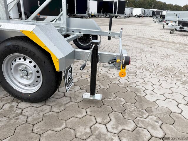 Remolque porta-bobinas de cable Lorries TPB35-4925 | HANDSEILWINDE 280X165CM 3500KG KABELTROMMELANHÄNGER