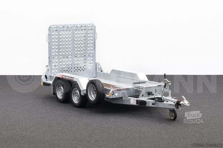  Brian James Trailers DIGGER PLANT 543-2813-27-2-13 | SCHWERLASTRAMPE 280X130CM 2700KG BAUMASCHINENANHÄNGER