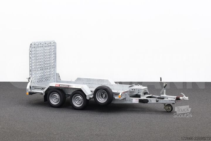  Brian James Trailers DIGGER PLANT 543-2813-27-2-13 | SCHWERLASTRAMPE 280X130CM 2700KG BAUMASCHINENANHÄNGER