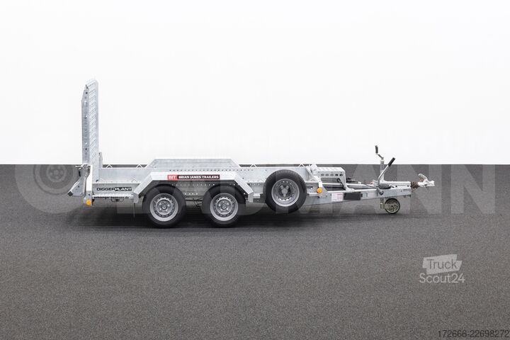  Brian James Trailers DIGGER PLANT 543-2813-27-2-13 | SCHWERLASTRAMPE 280X130CM 2700KG BAUMASCHINENANHÄNGER