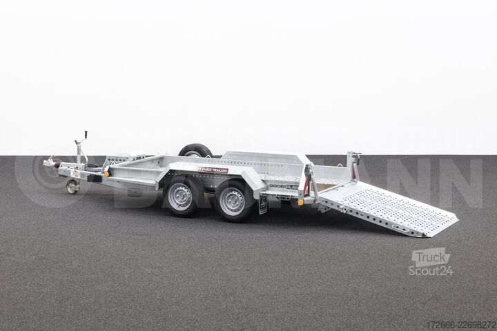  Brian James Trailers DIGGER PLANT 543-2813-27-2-13 | SCHWERLASTRAMPE 280X130CM 2700KG BAUMASCHINENANHÄNGER