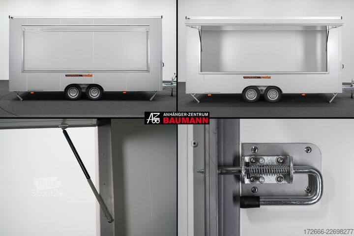  Vezeko VEA 27.50 PROFI | SILBER 500X200X235CM 2700KG VERKAUFSANHÄNGER