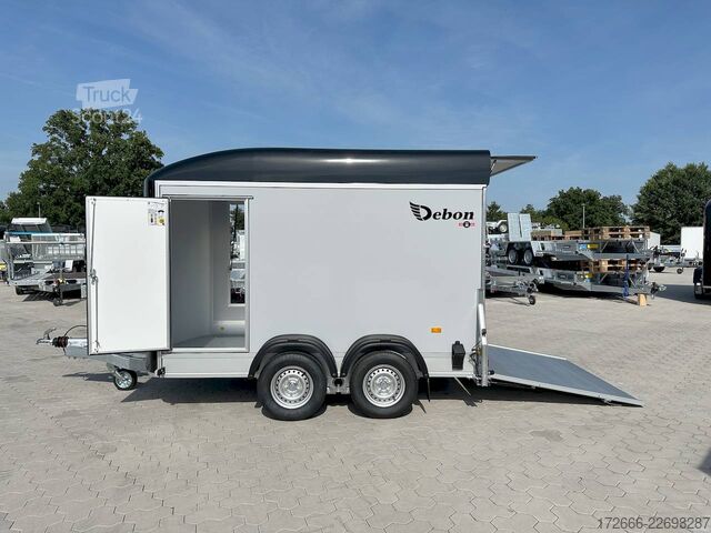 Remorque à caisse Debon CHEVAL LIBERTE DEBON C500 WABENKERN ROADSTER SCHWARZ +SEITENKLAPPE +SEITENTÜR