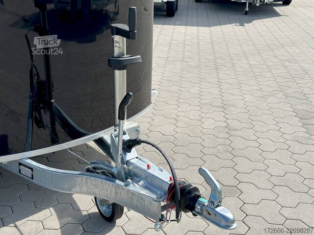 Remorque à caisse Debon CHEVAL LIBERTE DEBON C500 WABENKERN ROADSTER SCHWARZ +SEITENKLAPPE +SEITENTÜR